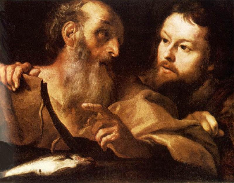 Gian Lorenzo Bernini Saint Andrew and Saint Thomas Norge oil painting art